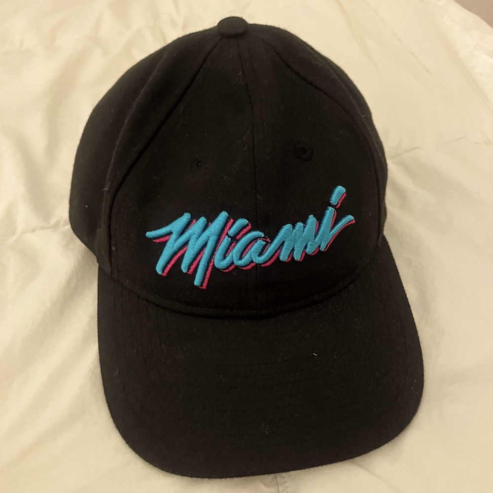 Black New Era Miami Marlins Cap